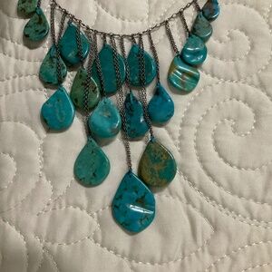 Chan Luu Mexican Turquoise Necklace